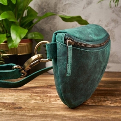 Picture of Zestaw prezentowy ZUP-59-GR saszetka nerka damska T-36-GR portfel damski skórzany T-25-GR