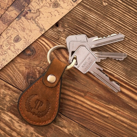 Picture of Zestaw prezentowy ZUP-96-OR portfel damski skórzany T-05-OR brelok T-85-HOR