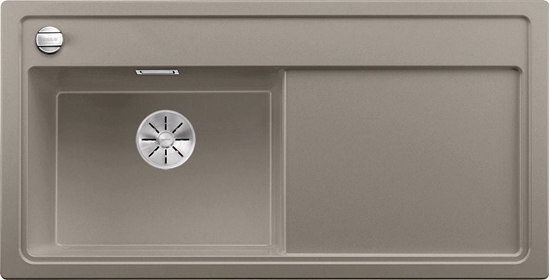 Picture of Zlewozmywak Blanco Zenar XL 6 S Silgranit tarfuto z korkiem automatycznym InFino, komora z lewej (524007)