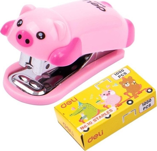 Изображение Zszywacz do 15 kartek zszywki 10 winka ró DELI