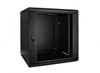 Picture of 12U 19'' Sienas komutācijas skapis/ 600 x 450 x 635mm/ Melns/ Nesalikts