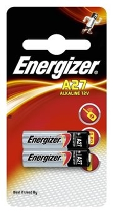 Attēls no 27A baterijas 12V Energizer Alkaline MN27 iepakojumā 2 gb.