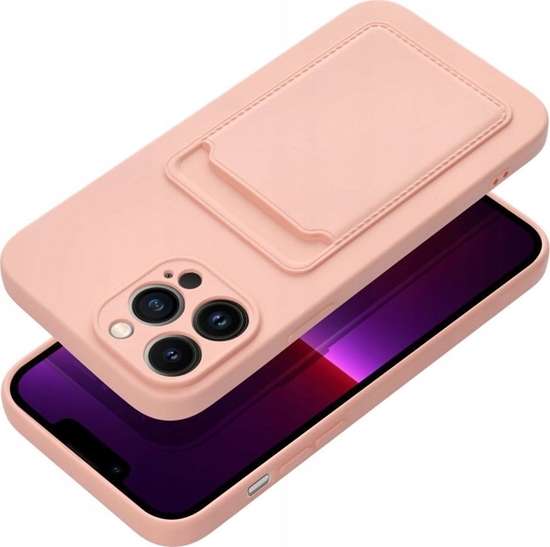 Изображение 4kom.pl CARD CASE for IPHONE 16 Pro pink