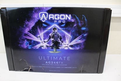 Attēls no AOC SALE OUT. AG246FK 24“, 1920x1080, 16:9, 400 cd/m², 1ms, HDMI, Displayport | AG246FK | 24.1 " | Ultra-Fast TN eSports | FHD | 16:9 | 540 Hz | 0.5 ms | 1920 x 1080 pixels | 400 cd/m² | HDMI ports quantity 2 | Black | Warranty 36 month(s) | DAMAGED