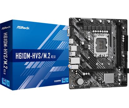 Attēls no ASROCK H610M-HVS/M.2 LGA1700 4x DDR4
