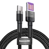 Изображение Baseus Baseus Cafule cable USB Type C SuperCharge 40W Quick Charge 3.0 QC 3.0 1m gray-black (CATKLF-PG1)