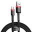 Picture of Kabel USB Baseus USB-A - USB-C 0.5 m Czarno-czerwony (CATKLF-A91)