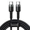 Изображение Baseus Baseus CATKLF-ALG1 USB-C - USB-C PD QC cable 100W 5A 2m - gray