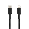 Picture of Belkin Lightning/USB-C Cable 1m braided, mfi cert., black