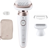 Picture of Braun Epilator | SES9-030 3D Silk-Epilk 9 Flex | Operating time (max) 50 min | Number of power levels 2 | Wet & Dry | White/Rose