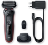Picture of Braun Series 5 51-R1200S men's shaver Foil shaver Trimmer Black, Red