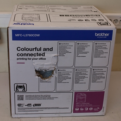 Picture of Brother SALE OUT. MFC-L3760CDW Color All-in-One LED Printer with Fax | Multifunction Printer | MFC-L3760CDW | Laser | Colour | All-in-one | A4 | Wi-Fi | DAMAGED PACKAGING