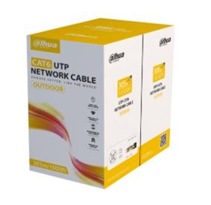 Изображение CABLE CAT6 UTP 305M BLACK/PFM920-6UN DAHUA