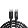 Picture of CABLE USB-C TO USB-C 1.5M 60W/HQ BLACK BUCM-CM15AB AXAGON