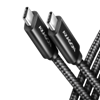 Picture of CABLE USB-C TO USB-C 1M 240W/8K BLACK BUCM4X-CM10AB AXAGON