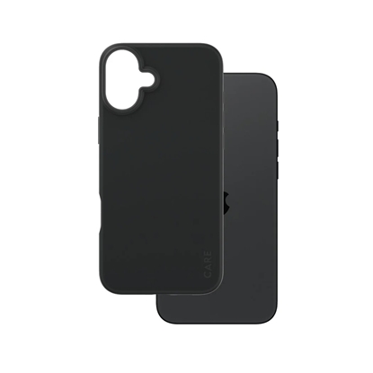 Picture of CARE by PanzerGlass Case Fashion | Back protection | Apple | iPhone 16 Plus | Recycled plastic | Black