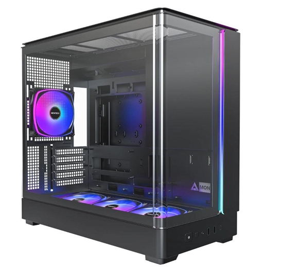 Picture of Case|MONTECH|micro ATX/Mini-ITX|Black|Midi Tower|PC|KING 15 PRO|KING15PRO(B)