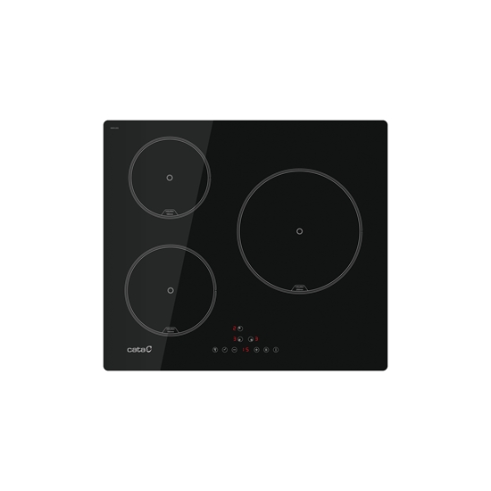 Picture of CATA Hob | IB 6403E2 BK | Induction | Number of burners/cooking zones 3 | Touch | Timer | Black