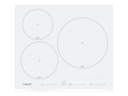 Picture of CATA Hob | INSB 6003E2 WH | Induction | Number of burners/cooking zones 3 | Slider touch | White