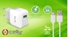 Picture of CELLY TRAVEL CHARGER TURBO+TYPE-C CABLE