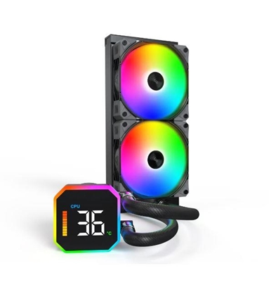 Picture of CPU COOLER MULTI SOCKET BLACK/HYPERFLOW DIGITAL 240 MONTECH