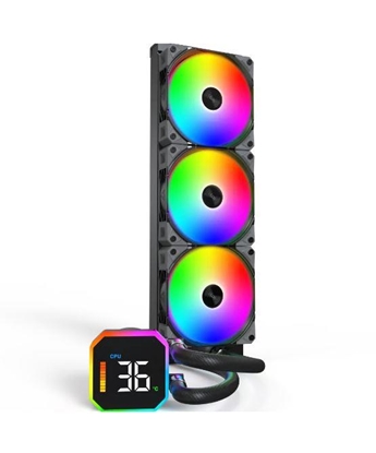 Picture of CPU COOLER MULTI SOCKET BLACK/HYPERFLOW DIGITAL 360 MONTECH