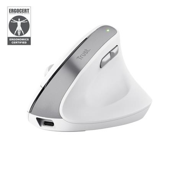 Изображение Datorpele Trust Bayo II Ergonomic White