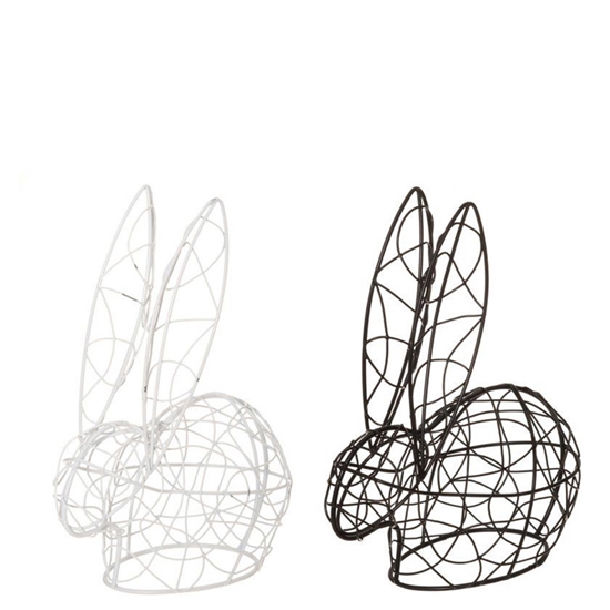 Изображение Dekors Lieldienu Verso Trusis metāla režģis 15cm melns,balts