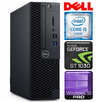 Picture of DELL 3060 SFF i5-8400 8GB 128SSD M.2 NVME+2TB GT1030 2GB DVD WIN10Pro