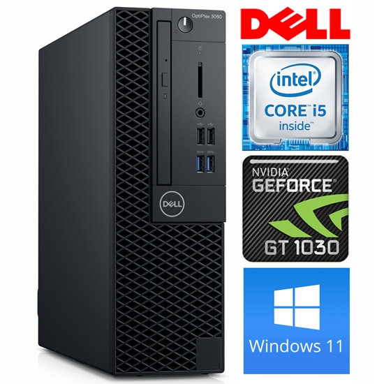 Picture of DELL 3060 SFF i5-8400 8GB 1TB SSD M.2 NVME GT1030 2GB DVD WIN11Pro