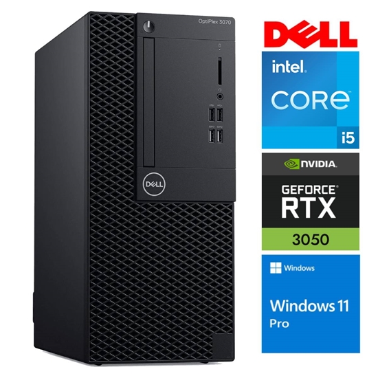 Picture of DELL 3070 Tower i5-8400 32GB 128SSD M.2 NVME RTX3050 6GB WIN11Pro