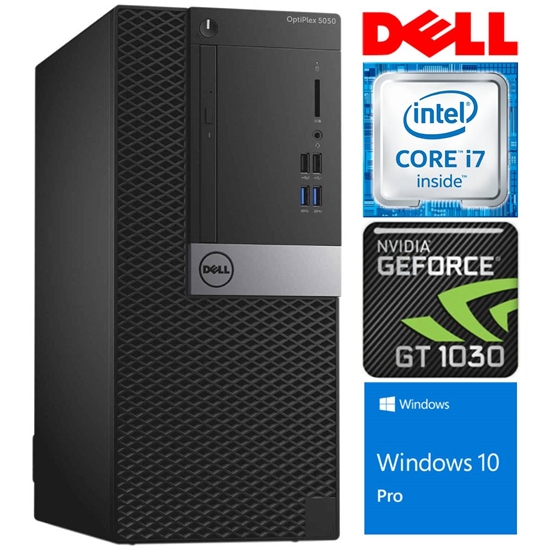 Изображение DELL 5050 MT i7-7700 16GB 256SSD M.2 NVME GT1030 2GB WIN10Pro
