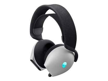 Изображение Dell Gaming Headset | Alienware Tri Mode AW725H | Bluetooth | Over-Ear | Microphone | Lunar Light | Noise canceling | Wireless