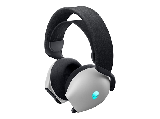 Picture of Dell Gaming Headset | Alienware Tri Mode AW725H | Bluetooth | Over-Ear | Microphone | Noise canceling | Wireless | Lunar Light