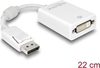 Picture of Delock Adapter DisplayPort 1.1 male > DVI female Passive white