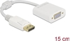 Picture of Delock Adapter DisplayPort 1.2 male to VGA female white