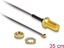 Attēls no Delock Antenna Cable RP-SMA jack bulkhead to I-PEX Inc., MHF® I plug 1.13 35 cm thread length 10 mm 6 GHz