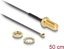Изображение Delock Antenna Cable SMA jack bulkhead to I-PEX Inc., MHF® I plug 1.13 50 cm thread length 10 mm