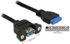 Изображение Delock Cable USB 3.0 pin header female > 1 x USB 3.0-A female