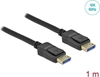 Picture of Delock DisplayPort cable 10K 60 Hz 54 Gbps ABS housing 1 m