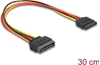 Picture of Delock Extension Cable Power SATA 15 Pin male > SATA 15 Pin female 30 cm