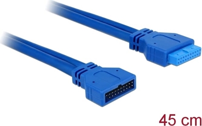 Attēls no Delock Extension cable USB 3.0 pin header male to female