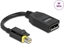 Picture of Delock Mini DisplayPort 1.4 to DisplayPort adapter with latch 8K 60 Hz