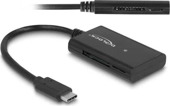 Picture of Delock USB 5 Gbps Card Reader USB Type-C™ male 4 Slots