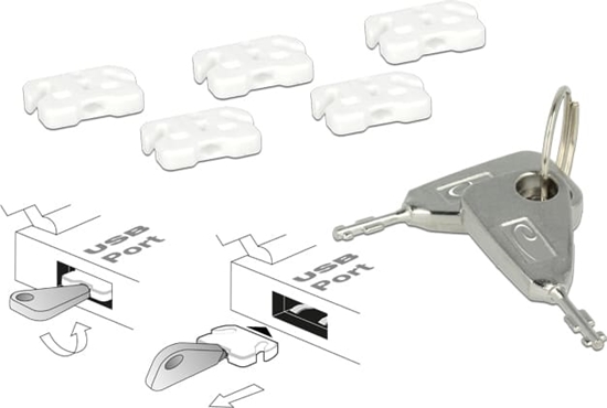 Picture of Delock USB Port Blocker for USB-A female
