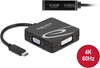 Picture of Delock USB Type-C™ adapter for a VGA, DVI, HDMI or DisplayPort monitor