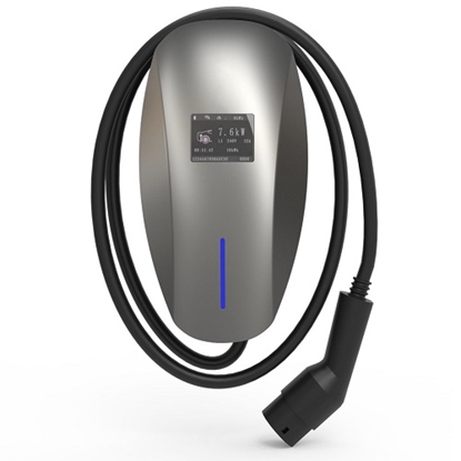 Attēls no Electric Car Charging Station, Type 2, 22kW, 32A, 3-phase, 5m