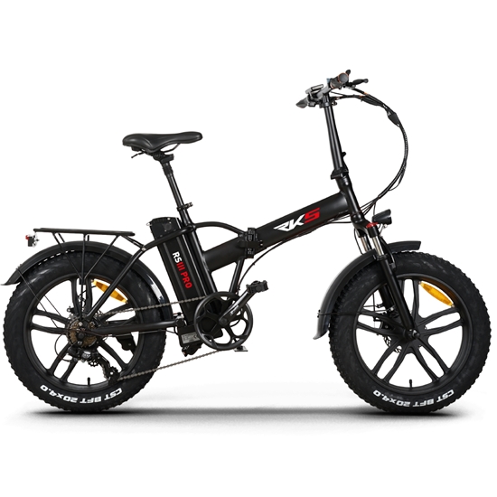 Picture of Elektriskais velosipēds RKS 20 RSIII Pro melns matēts