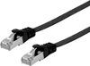 Picture of Equip Cat.6A U/FTP Flat Patch Cable, 0.5m, black