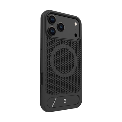 Изображение Evelatus Apple iPhone 17 Pro Max Premium Case Magsafe With Stand Plastic Black